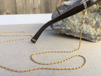 Gold Eyeglass Chain, Gold Sunglasses Chain, 14k Gold Plated Eyeglass Chain, Eyeglass holder, Eye Glass Chain, Eyeglass Leash, Glasses Chain