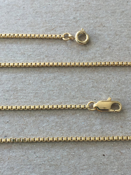 Thin Gold Cuban Chain (1.5MM) For Men - Minimalist Chains