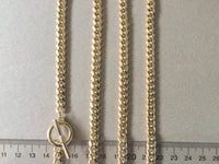 Gold Choker Necklace, Curb Link Chain, 6.4mm Thick Chain, Chunky Gold Statement Choker, Large Toggle Clasp, Lariat Y Boho Women's Jewelry