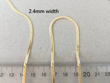 Herringbone Ankle Bracelet, Skinny Gold Herringbone anklet, 2.4mm Simple Shiny Herringbone Bracelet, 8 9 10 11 12 inch Herringbone Chain
